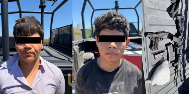 Capturan a dos presuntos miembros del cártel de Sinaloa tras persecución en Sinaloa