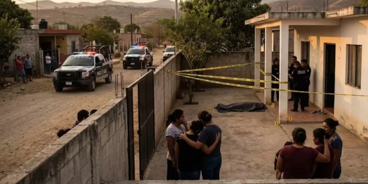Asesinan a joven en el patio de su casa en Ejutla; agresores huyen sin ser detenidos