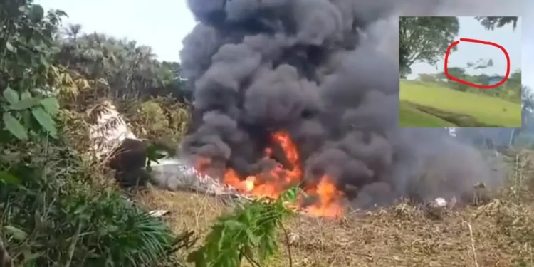 VIDEOS | Tragedia aérea en Colombia: Cae avión militar y deja muertos y decenas de heridos