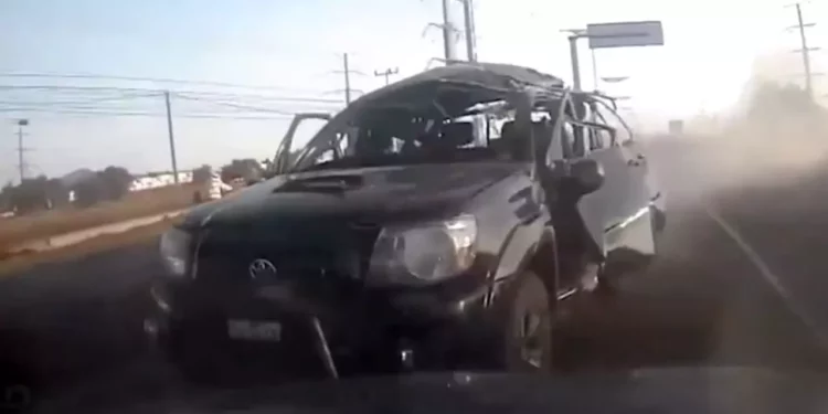 VIDEO | Explosión cerca del AIFA deja dos muertos ligados al cártel de Sinaloa