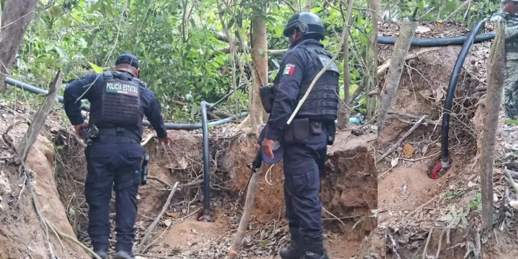 Descubren toma clandestina en ducto de Pemex en el Istmo de Oaxaca