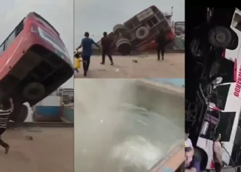 VIDEO | ¡Horror en el Padma! Autobús con decenas de pasajeros se hunde en Bangladesh y más de la mitad muere