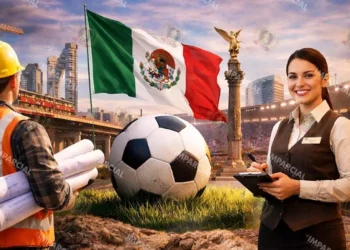 Foto: IA // Más turistas, más empleo: Mundial 2026 impulsa expectativas de contratación en México.
