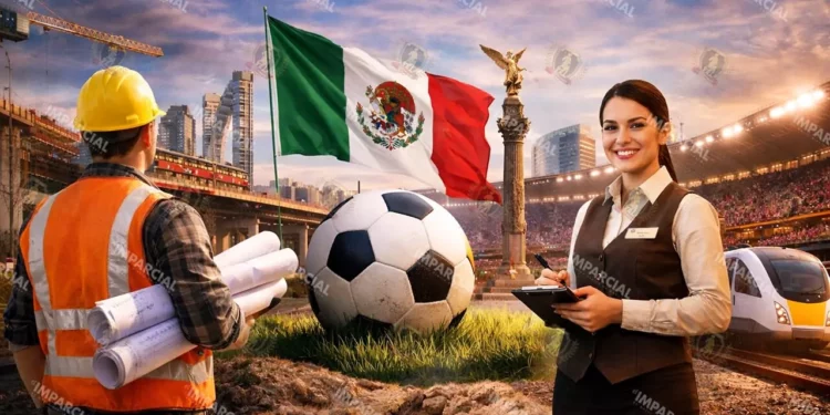 Foto: IA // Más turistas, más empleo: Mundial 2026 impulsa expectativas de contratación en México.