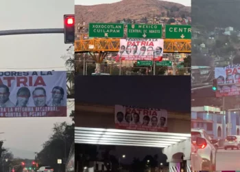 ¿Protesta ciudadana o presión política? Aparecen lonas contra legisladores del PVEM y PT en Oaxaca
