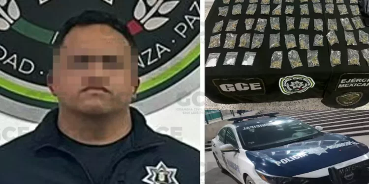 ¿Policía o narco? Director de Matehuala detenido por tráfico de drogas