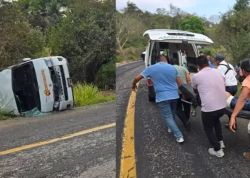 ¿Otro accidente por velocidad? Volcadura deja ocho heridos en la Costa de Oaxaca
