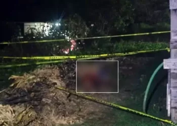 Escena del crimen cometido el pasado 24 de octubre de 2025. Las investigaciones apuntan a que el móvil del crimen fue un presunto conflicto por colindancias de terrenos.