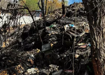 Foto: redes sociales // El incendio comenzó durante la madrugada y tardó varias horas en ser controlado.