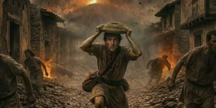 El retrato digital representa a un hombre que estaba entre otras dos personas descubiertas mientras intentaban huir de la ciudad hacia la costa.