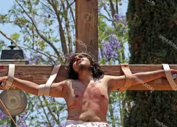 Fotos: Archivo El Imparcial // En varios municipios y agencias la pasión y muerte de Jesús se escenificará con actores.