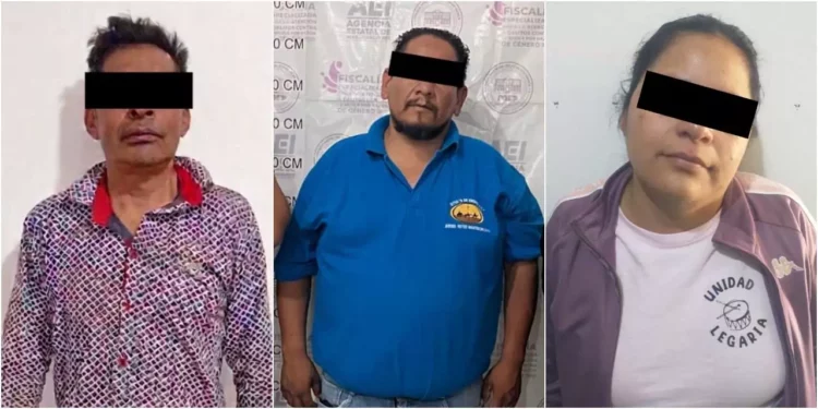 Los tres señalados fueron trasladados y puestos a disposición de las autoridades judiciales correspondientes.