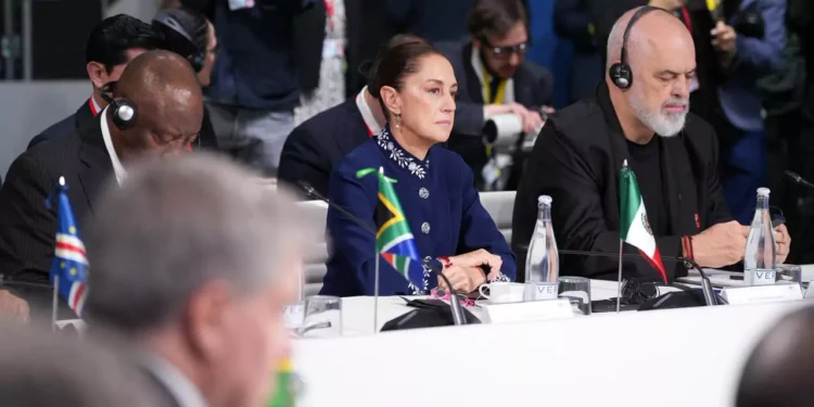 Propone Sheinbaum un programa global de reforestación y declaración en contra de la intervención militar en cuba.