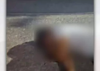 El vehículo resultó con daños de consideración tras el impacto.