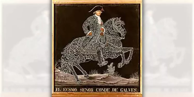Las piezas exhibidas son dos retratos del siglo XVIII.