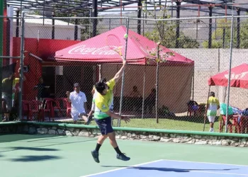 Preparan el Torneo Estatal de Dobles en Tenis.