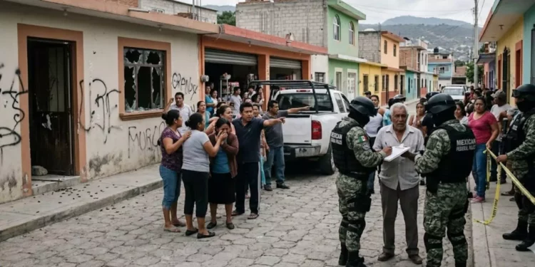 ¡Irrupción violenta sacude Oaxaca! Grupo armado desata caos en San Martín Mexicapan