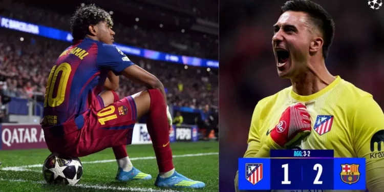 ¡El Atleti lo volvió a hacer! El Barcelona fuera de la Champions y el PSG avanza a Semifinales