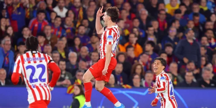 Barcelona contra las cuerdas: Atlético pega a domicilio 0-2 en Cuartos de Final de la Champions