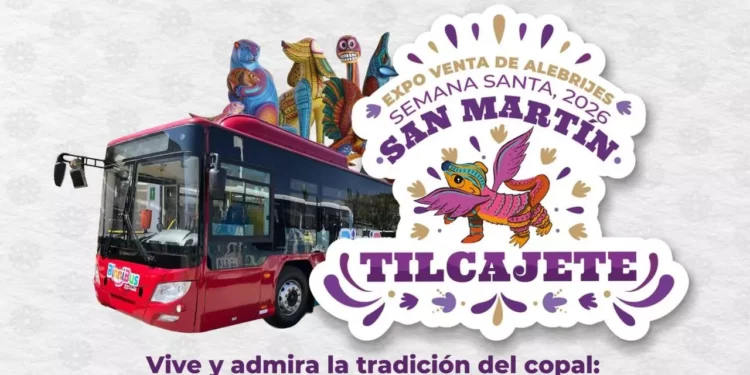 ¡BinniBus GRATIS! Cómo llegar este domingo a la Expo Venta de Alebrijes en San Martín Tilcajete