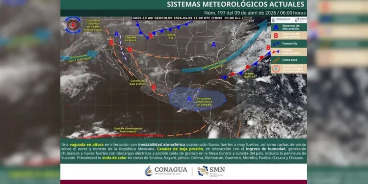 Del bochorno a las tormentas: Oaxaca bajo amenaza de lluvias intensas, granizo y mar de fondo
