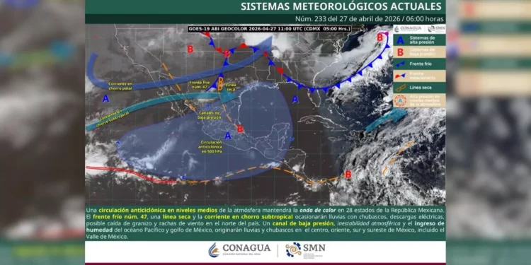 Ola de calor y tormentas ponen en alerta a Oaxaca este 27 de abril