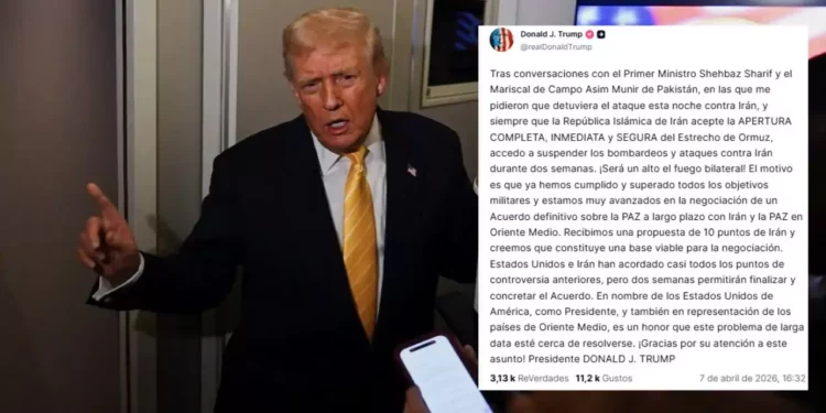 ÚLTIMA HORA | Donald Trump frena ofensiva contra Irán: Habrá tregua de dos semanas para reabrir el Estrecho de Ormuz