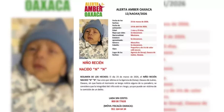 Máxima alerta en Oaxaca: Desaparece recién nacido en la agencia de Donají