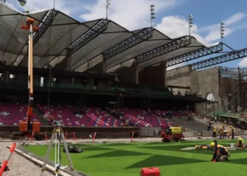 Estadio Yu’Va toma forma: La nueva casa de Guerreros de Oaxaca que une arte y beisbol