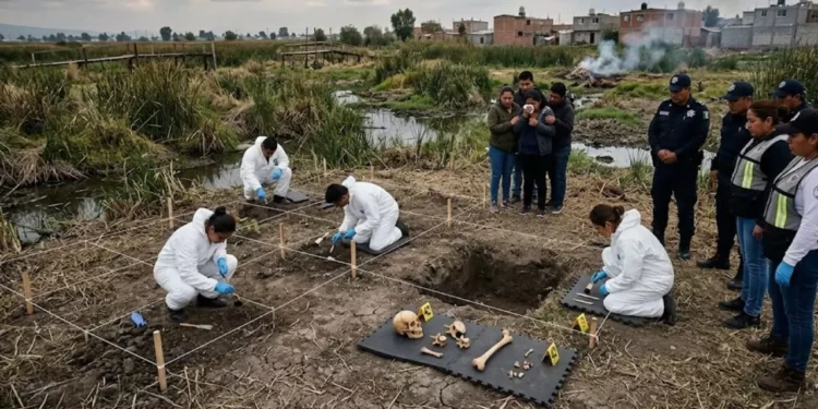 Hallan 219 restos humanos en zona de Chinampas entre Tláhuac y Chalco