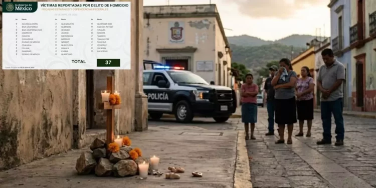 Oaxaca encabeza homicidios nuevamente: Cifras contradicen discurso oficial de seguridad
