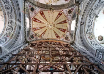 Foto: Archivo El Imparcial // Los trabajos de restauración del templo de La Merced.