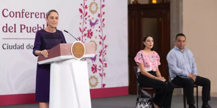 La presidenta Claudia Sheinbaum Pardo destacó las cifras récord de visitantes internacionales en enero y febrero de 2026.