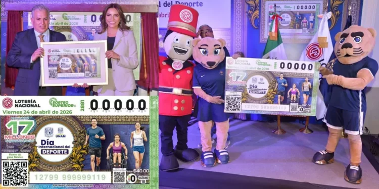 Lanzan sorteo millonario por el deporte: Lotería Nacional apuesta por la paz y la salud