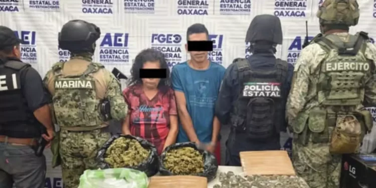 Cateo en la Costa de Oaxaca deja dos detenidos y aseguramiento de droga