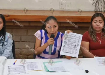 Foto: Adrián Gaytán // Martina Caballero García denunció violencia política de género en San Juan Mazatlán Mixe.