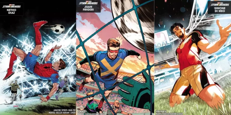 ¡Marvel al campo! Superhéroes se transforman en futbolistas para el Mundial 2026