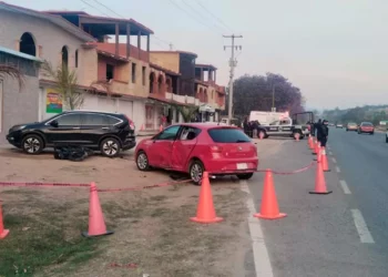 Peritos de la Fiscalía realizaron el peritaje del accidente en el kilómetro 169.
