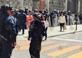 Foto: Adrián Gaytán // Persiste la sensación de inseguridad en la capital del estado.