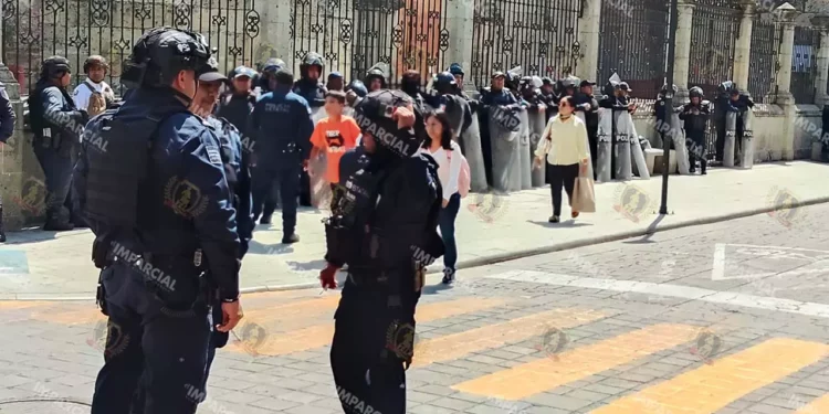 Foto: Adrián Gaytán // Persiste la sensación de inseguridad en la capital del estado.