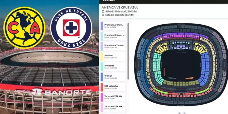 Precios de locura: esto cuestan los boletos y el estacionamiento para el América vs Cruz Azul en el Estadio Azteca