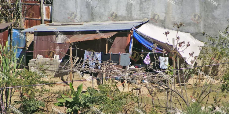 Foto: Adrián Gaytán // Casas precarias y carentes de servicios en las partes altas de la capital.
