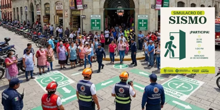 Mercado 20 de Noviembre será escenario de simulacro de sismo para reforzar cultura de prevención en Oaxaca