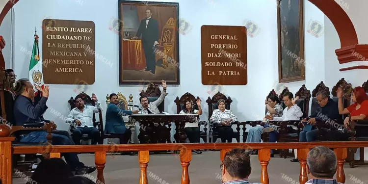Foto: Lisbeth Mejía // La sesión ordinaria de cabildo de este martes.