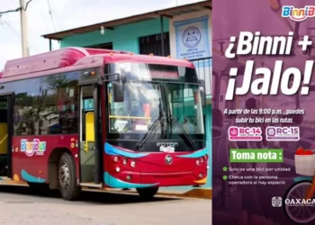 ¿Bicis en camiones del BinniBus? Propuesta desata críticas y burlas en Oaxaca