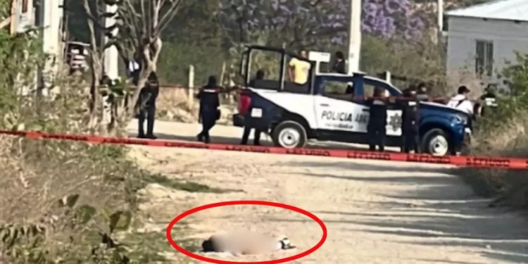¡Amanece con sangre en Miahuatlán! Hallazgo de cadáver y mensaje desatan temor