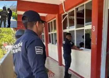 ¡Alerta en CBTis 25 de Salina Cruz! Movilización policial por amenaza de tiroteo resulta falsa