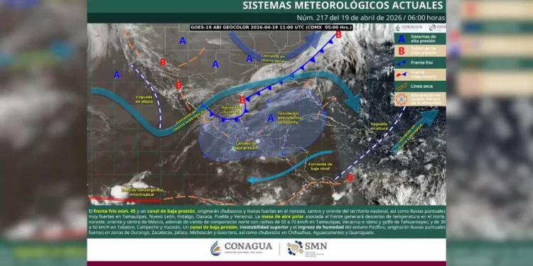 Tormentas y descenso térmico marcarán el clima en Oaxaca este domingo