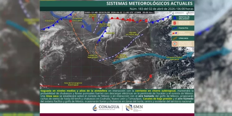 Tormentas, calor y mar de fondo: Oaxaca bajo alerta climática este 2 de abril