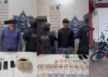 Caen dos presuntos cobradores de “gota a gota” con dinero y equipo de cobro